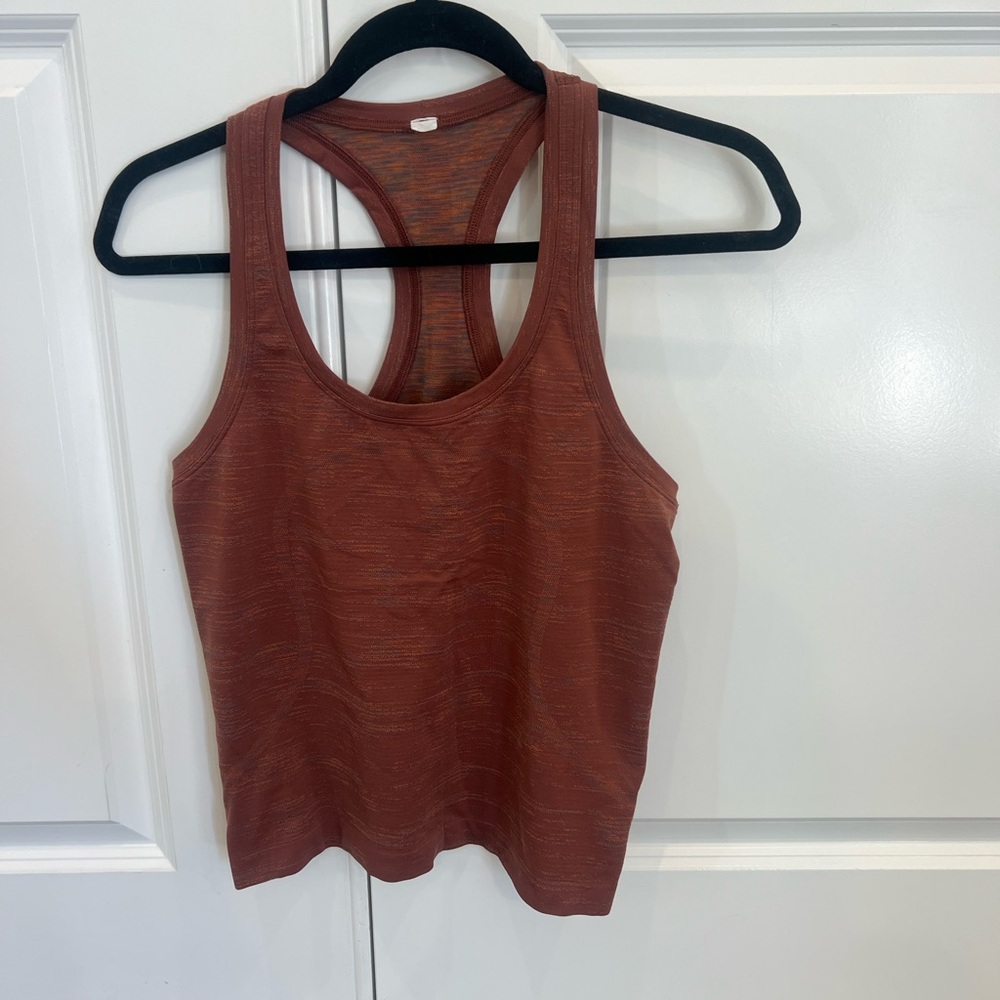 Lululemon Swiftly Tank - Women's Rust Tank Top